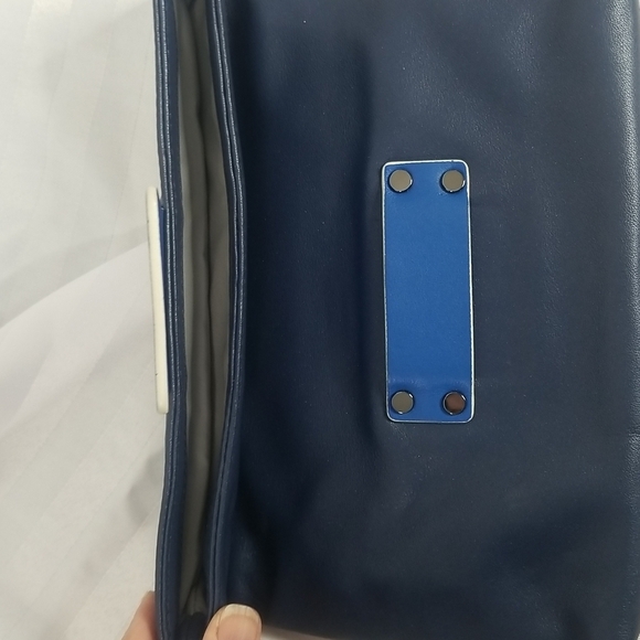 COLE HAAN "MARIA SHARAPOVA CLUTCH IN BLUE - Picture 7 of 8